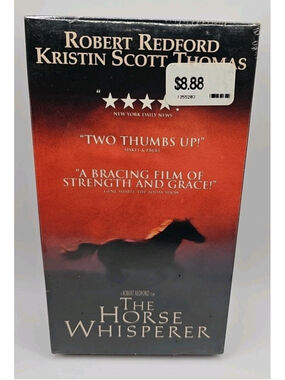 The Horse Whisperer (VHS, 1998) New Sealed Robert Redford, Kristin Scott Thomas